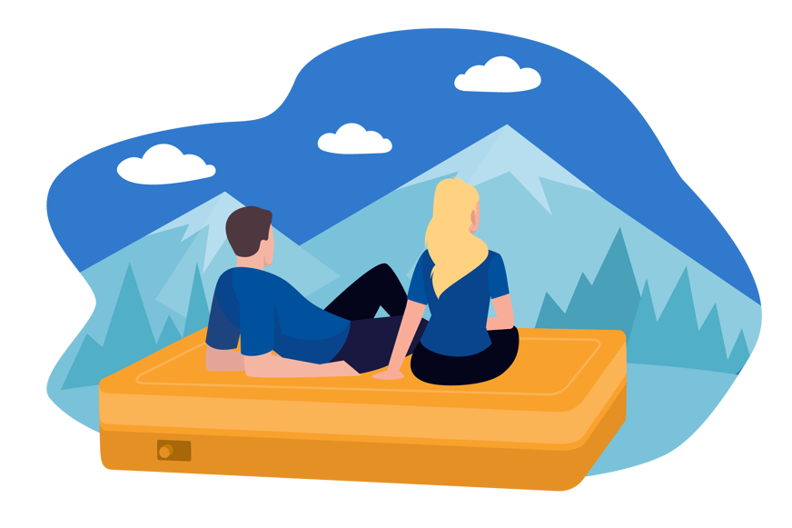 matelas auto-gonflant camping